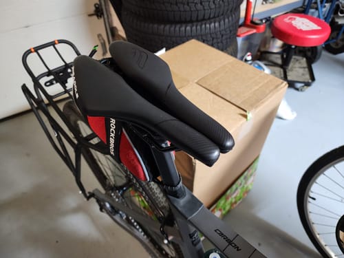 Customer photo review of BiSaddle Saint 3D and Slim Foam