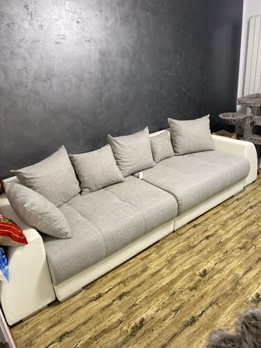 Customer photo review of Canapea extensibilă cu 2 lăzi de depozitare si sezut confortabil din spuma HR, Big Sofa Verona 310x100 cm