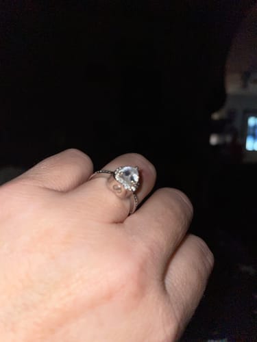 Customer photo review of Forever In My Heart Urn Ring