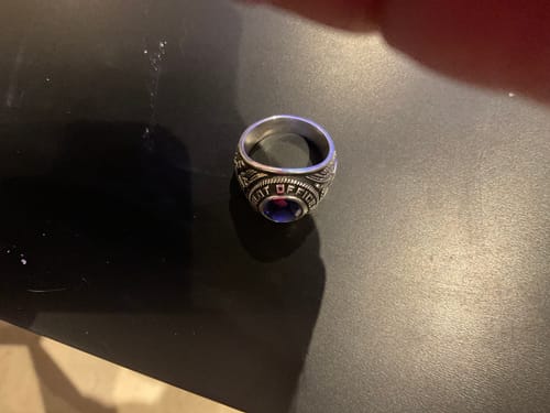 Customer photo review of Bague US Air Force Argent