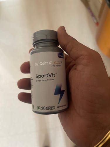 Customer photo review of SportVit NMN Supplement Blend for Performing Athletes (30 Veg Capsules)