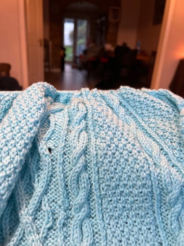 Customer photo review of Aran Knitting Patterns