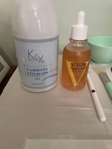 Customer photo review of KrX V Tox Lift Mask