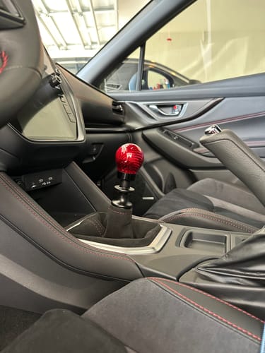 Customer photo review of Weighted Carbon Shift Knobs