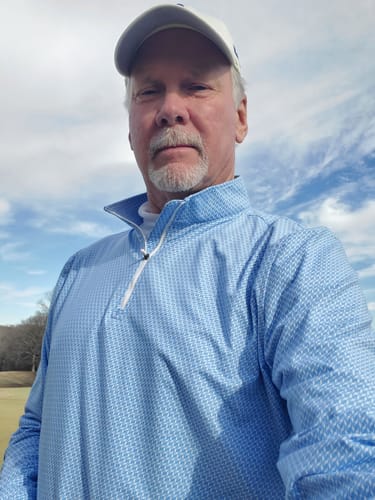 Customer photo review of Men's Q-Zip + Beanie