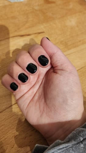 Customer photo review of Semilac Base + Top + 031 Black Diamond UV Gel Polish Set