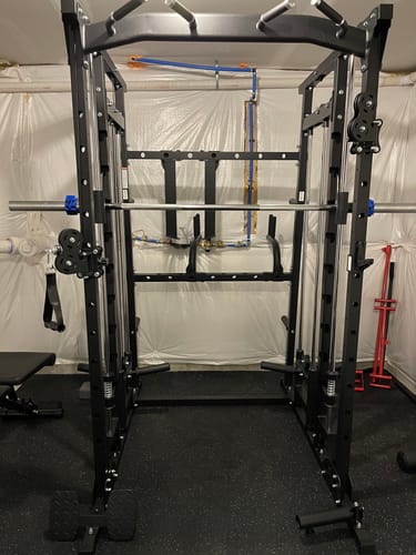 Customer photo review of Major Fitness SML07 All-In-One Home Gym Smith Machine