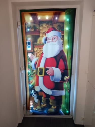 Customer photo review of Vorweihnachtlicher Türdeckel-Ornament