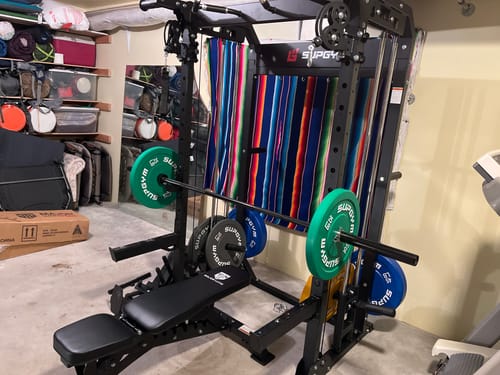 Customer photo review of Major Fitness F22 All-In-One Home Gym Power Rack