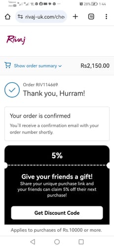 Customer photo review of Developer Cream (60ml)