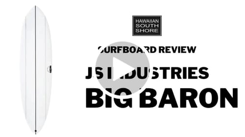 Customer video review of JS Industries BIGBARON 5'10-7'6 PE FCS II CARBON White