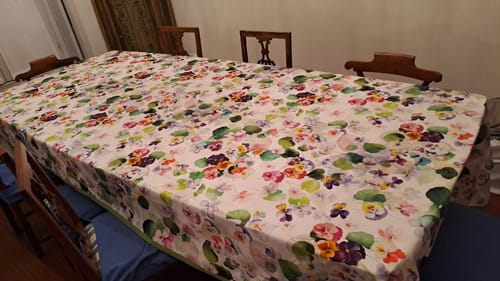 Customer photo review of Bottaro Tovaglia Liguria Su Misura in Cotone