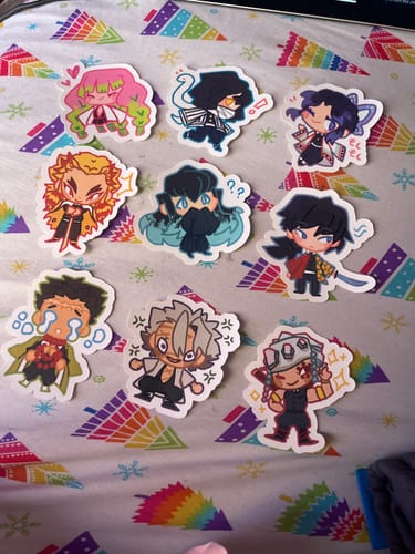 Customer photo review of Anime Samurai Stickers Set 2