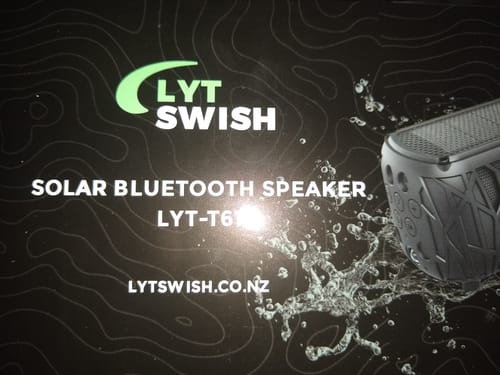 Customer photo review of Solar Bluetooth Speaker / with Power-bank Function