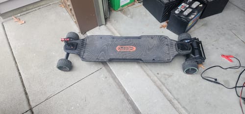 Customer photo review of Meepo Cyclone 110s Ultra Comfort High Grip Street Wheels - Belt/Direct Drive ONLY
