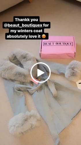 Customer video review of LEXI Faux fur Coat (5 days delivery) Handmade Design