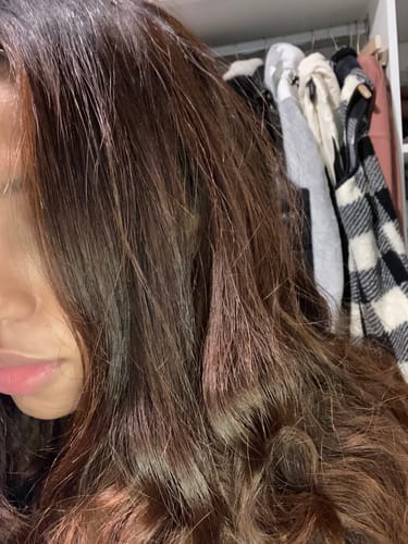 Customer photo review of Lissage Au Tanin Salvatore Blue Gold