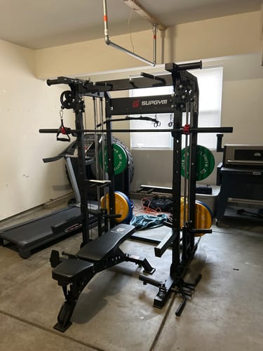Customer photo review of Major Fitness F22 All-In-One Home Gym Power Rack