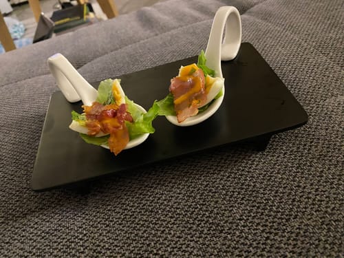 Customer photo review of The Taste Amuse Gueule Löffel - Porzellan - weiss (4er Set)