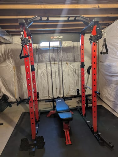 Customer photo review of Major Fitness PLM03 All-In-One Home Gym Power Rack