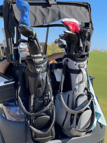 Customer photo review of LUX Slate Stand Bag