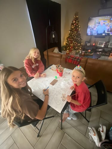 Customer photo review of (4UP) Christmas Coloring Sheet
