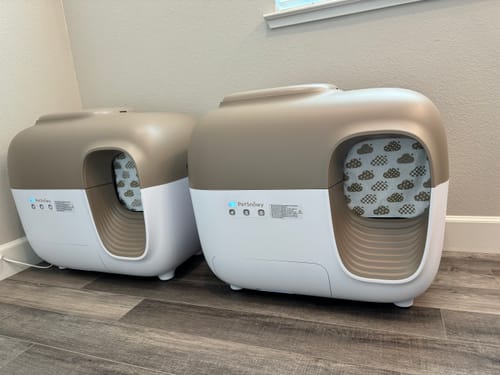 Customer photo review of Self-Cleaning Litter Box