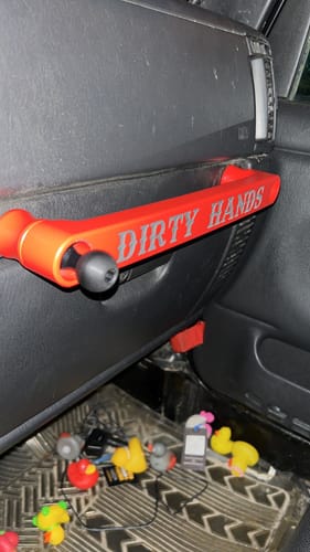 Customer photo review of TJ / LJ Grab Bar