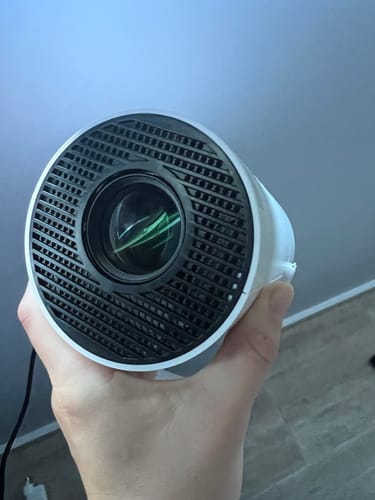 Customer photo review of MovieHub™ Ultra HD Projector + FREE Projector Screen