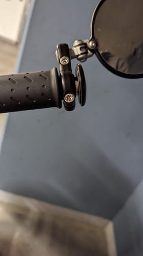 Customer photo review of Triumph Bar End Finishers & Mirror Kits - 7/8” Handlebar Triumph Models