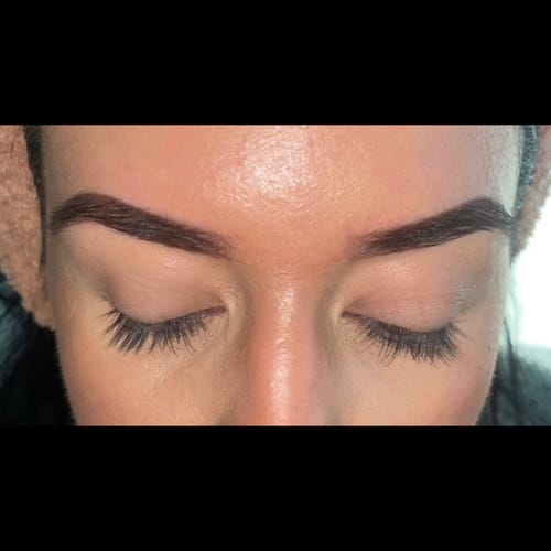 Customer photo review of LASH GROWTH SERUM