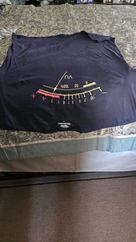 Customer photo review of Vu Meter T-Shirt