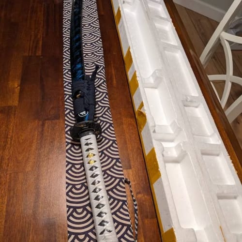 Customer photo review of Ghost of Tsushima katana