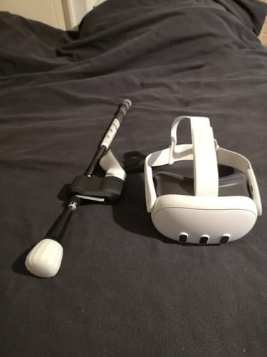 Customer photo review of DriVR Pro 3 - Adjustable VR Weighted Golf Club Handle Golfing Putter Accessory