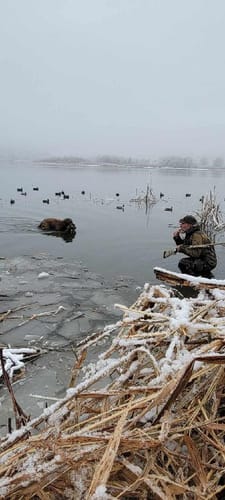 Customer photo review of Men's Veil Camo Breathable Wader - Stocking Foot