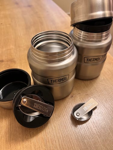 Customer photo review of Thermos Çelik Yemek Termosu 0.47 Lt Mat Gümüş