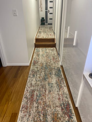Customer photo review of Sardinia Bonifacio Multi Plush Rug