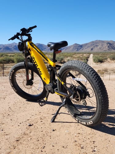 Customer photo review of Vitilan T7 Full Suspension Mountain E-bike