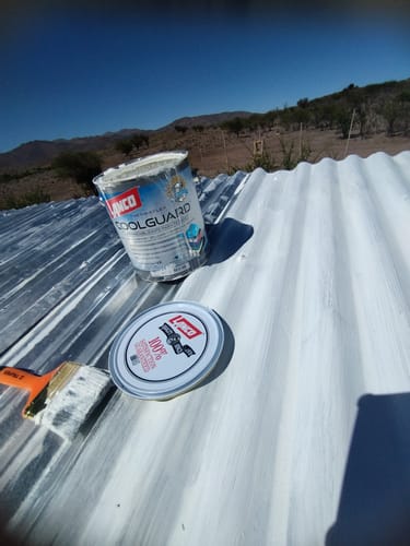 Reseña con foto de un cliente sobre Lanco Sellador de Techos Coolguard (Disponible en 3 Colores)