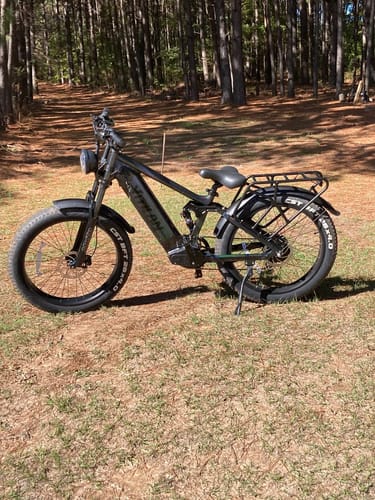 Customer photo review of Vitilan T7 Full Suspension Mountain E-bike