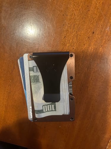 Customer photo review of Copper Wallet | The Centrum