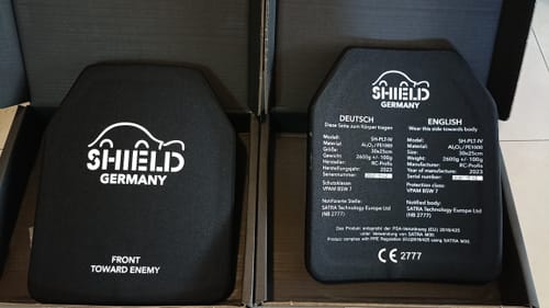 Customer photo review of SHIELD Germany Plattenträger BRAVO Steingrau Oliv SK4 / NIJ IV