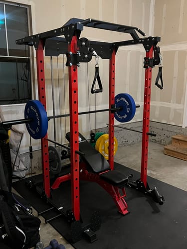 Customer photo review of Major Fitness PLM03 All-In-One Home Gym Power Rack