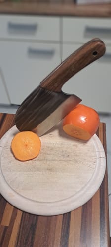 Customer photo review of Handgeschmiedetes Kochmesser - Ergonomic
