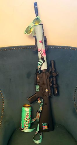 Customer photo review of The Bolt Sling - Cherry Blossoms