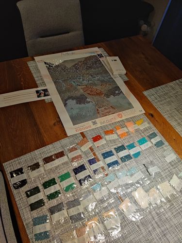 Customer photo review of Diamond Painting - Das Boot am See