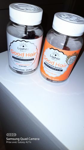 Customer photo review of Pack Hair et Hair Women anti-chute - 3 mois