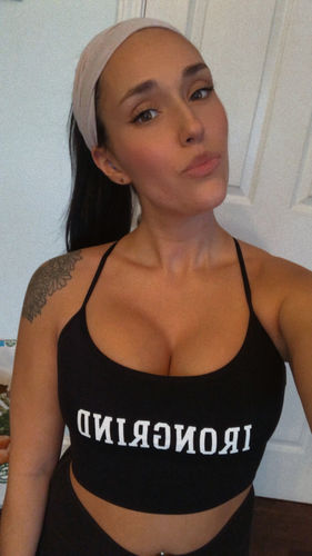 Customer photo review of Vogue Sports Bra | Black