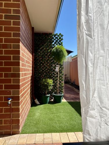 Customer photo review of Jasmine Artificial Hedge Extendable Trellis / Screen 2 Meter By 1 Meter UV Resistant (PVC)