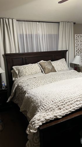 Customer photo review of Milano Sand 4-Piece Comforter Set By J Queen